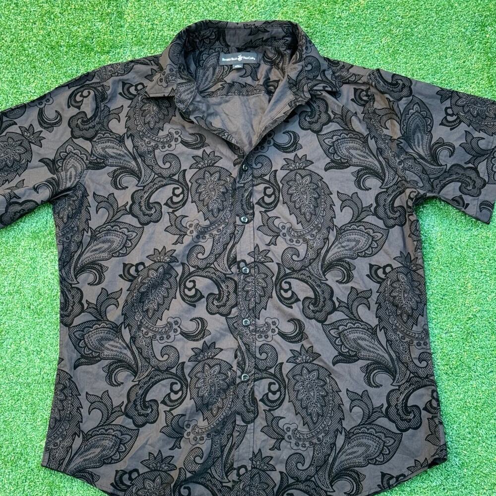Beverly Hills Polo Club Black Collar Shirt